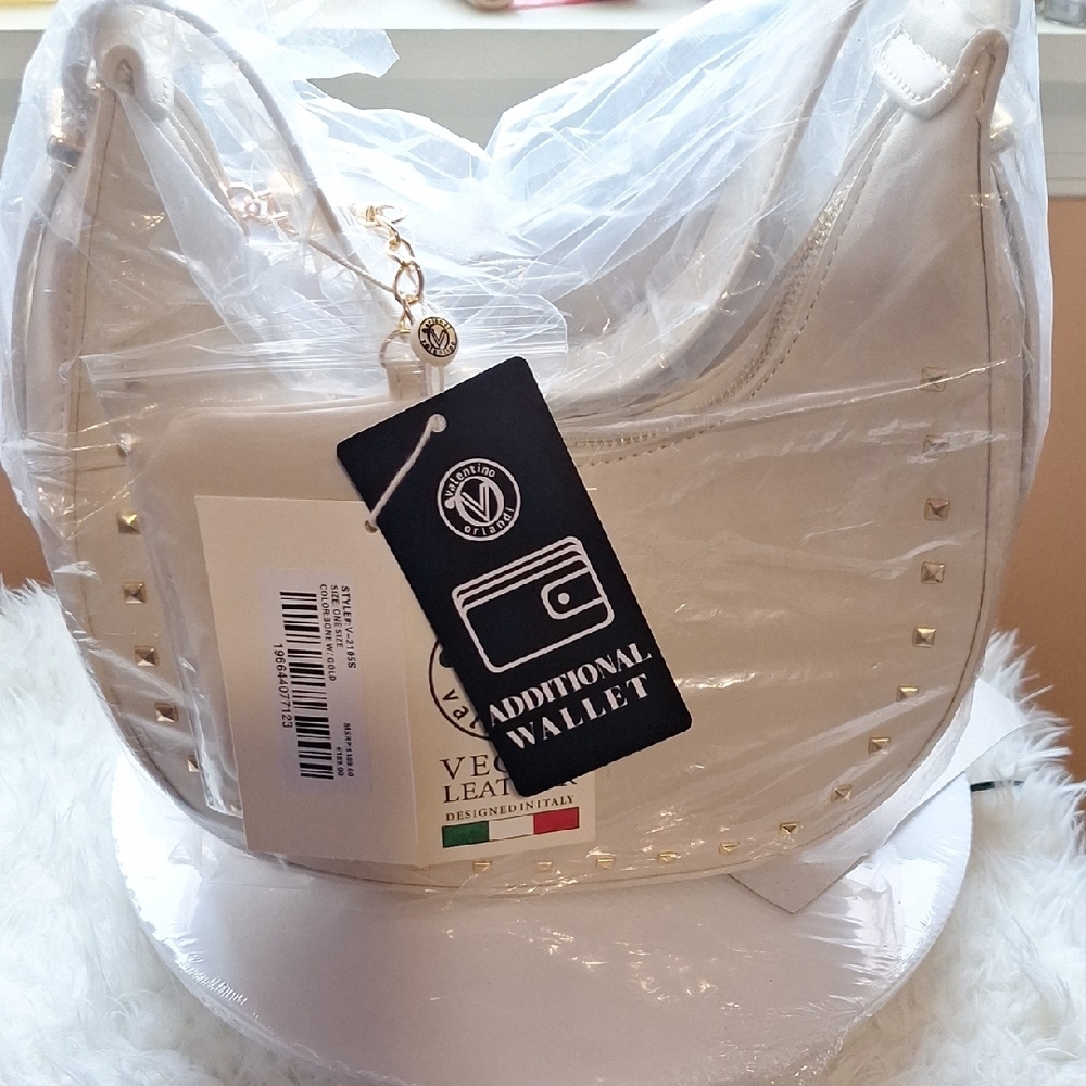 Valentino Orlandi Cream and Tan Accessory